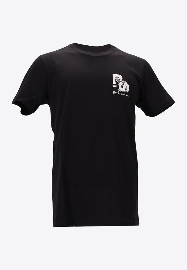 Paul Smith Logo Print T-shirt Black M2R010RPP5130_79
