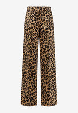Aspesi Leopard Print Pants Brown G0186L110_60226_Spotted_32772290
