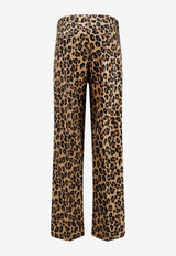 Aspesi Leopard Print Pants Brown G0186L110_60226_Spotted_32772290