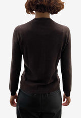 La Rose Essential Cashmere Cardigan Brown GDC22801C_20904