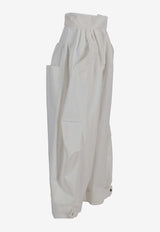 Niccolò Pasqualetti Montage Wide-Leg Pants White NP07P006AJCT_BIANCO