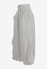 Niccolò Pasqualetti Montage Wide-Leg Pants White NP07P006AJCT_BIANCO