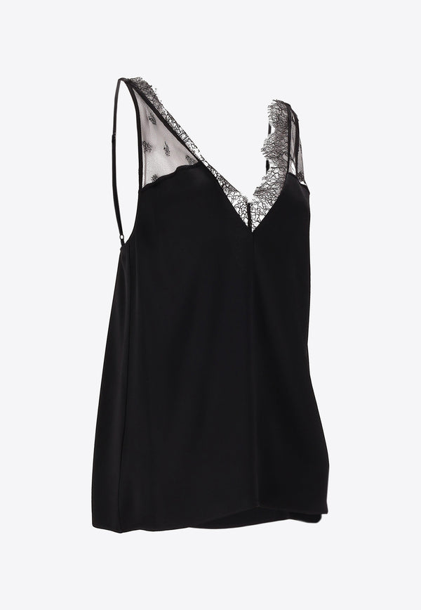 Stella McCartney Envers Satin Slip Top Black 6T02413FU302_1000