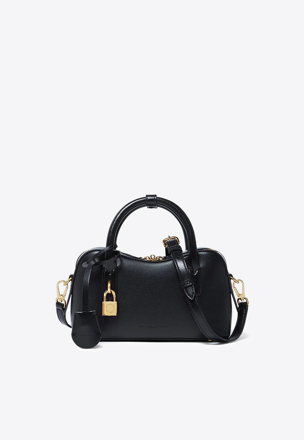 Stella McCartney Ryder Tote Faux Leather Top Handle Bag Black 7B0139WP0533_1000