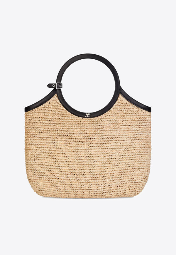 Courrèges Holy Raffia Tote Bag  Beige 225GSA180RA0001_0079