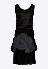 Maison Margiela Anonymity of The Lining Mini Layered Dress Black  S51DD0029MTN059_900