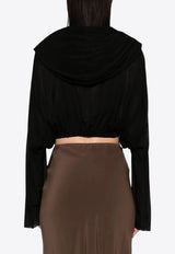 Rick Owens Sheer Hooded Cropped Top Black RO01E7278BZ_09