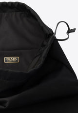 Prada Triangle Logo Travel Pouch Bag Black 1NK0012HG6_F0002