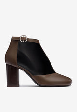 Lemaire 80 Cut-Out Ankle Boots Brown FO0171LL0078_BR449