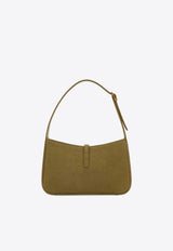 Saint Laurent Le 5 Á 7 Shoulder Bag in Lizard Print Leather Green 657228AAC2H_3883