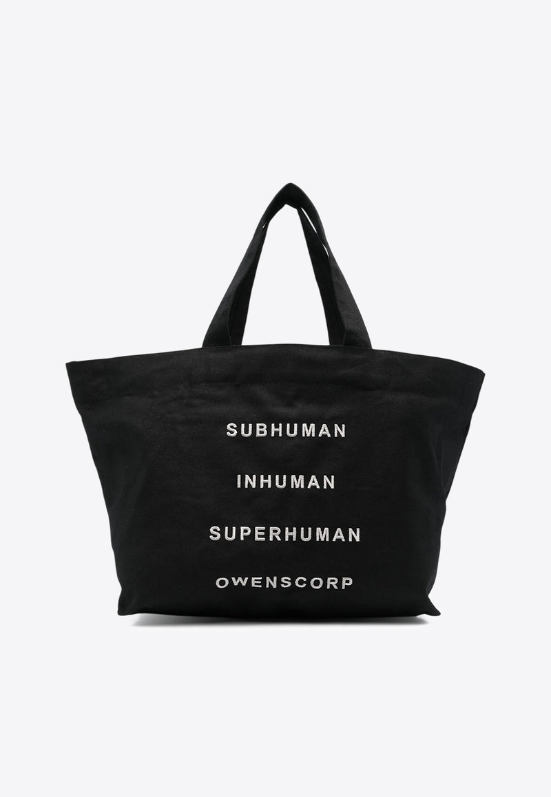 Rick Owens Printed Beach Tote Bag Black RH0000005CVS2_0908