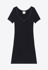 Holistic Contrast Mini Dress