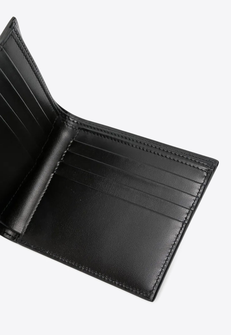 Saint Laurent Tiny Cassandre East/West Wallet Black 6077271JB0E_1000