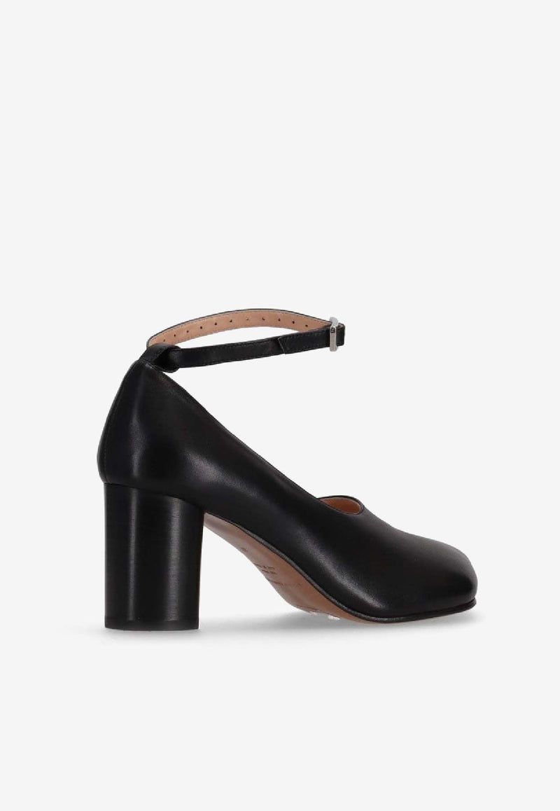 Niccolò Pasqualetti Obliqua 70 Leather Pumps Black NP07F001LEA_BLACK