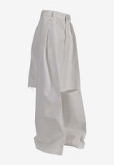 Niccolò Pasqualetti Brezza Skirt-Style Pants White NP07P020JCTW_BIANCO