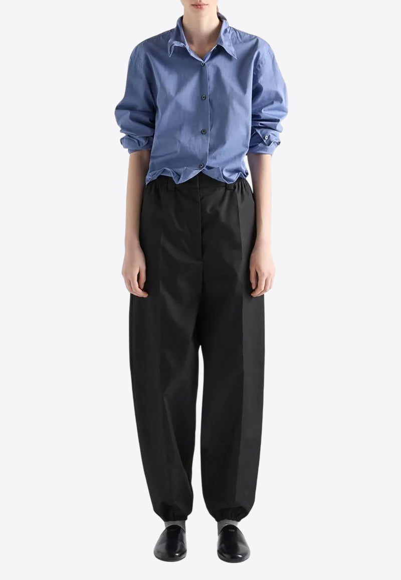 Prada Nylon Belted Track Pants Black 22H939SOOO1WQ8_F0002