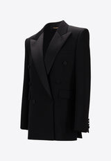 Saint Laurent Double-Breasted Wool Tuxedo Jacket Black 828008Y7E63_1000