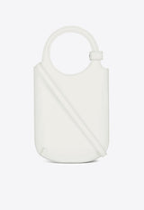 Courrèges Slim Holy Leather Handbag  White 225GSA178CR0065_0011