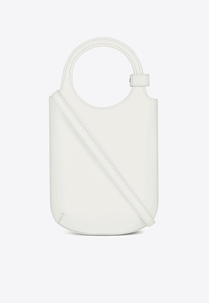 Courrèges Slim Holy Leather Handbag  White 225GSA178CR0065_0011