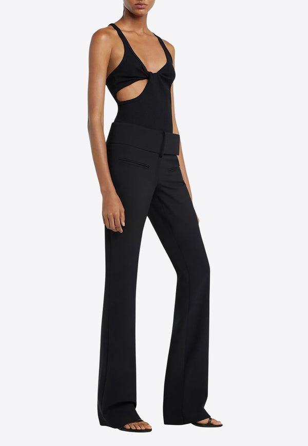 Courrèges 90's Tank Top with Cut-Out Black 225JDE134JS0194_9999