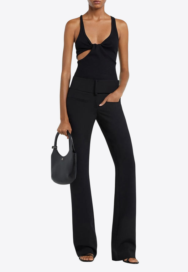 Courrèges 90's Tank Top with Cut-Out Black 225JDE134JS0194_9999