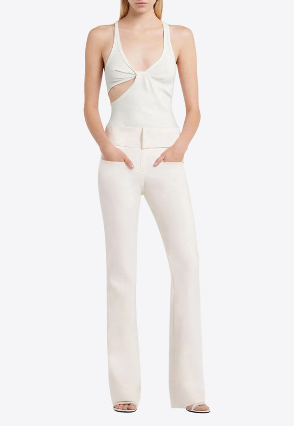 Courrèges 90's Twisted Tank Top  White 225JDE134JS0194_0001