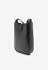 Saint Laurent Mini Le 5 À 7 Calf Leather Crossbody Bag Black 7352142R20W_1000