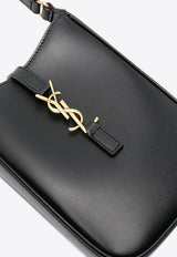 Saint Laurent Mini Le 5 À 7 Calf Leather Crossbody Bag Black 7352142R20W_1000