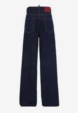 Dsquared2 Traveler Wide-Leg Jeans Navy S75LB1059S30664_470