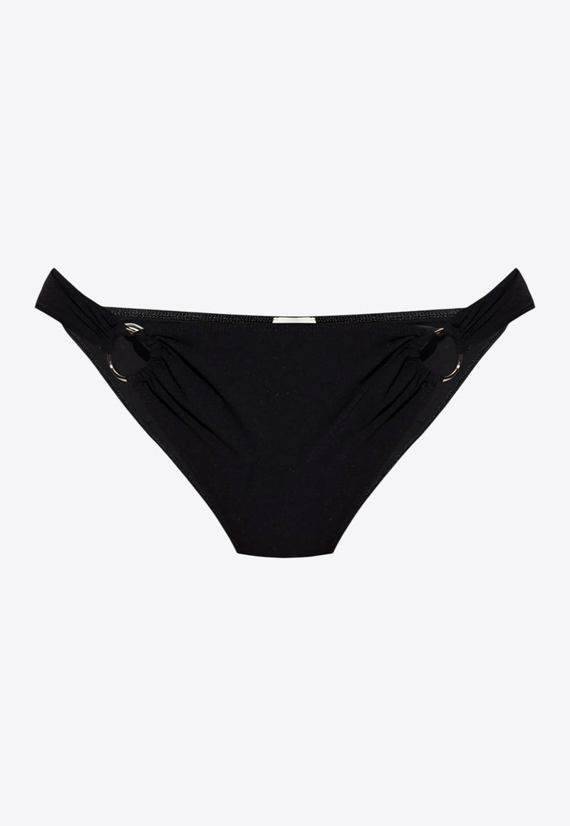Isabel Marant Fatim Draped Bikini Bottom Black SL0018FAC2P01I_01BK