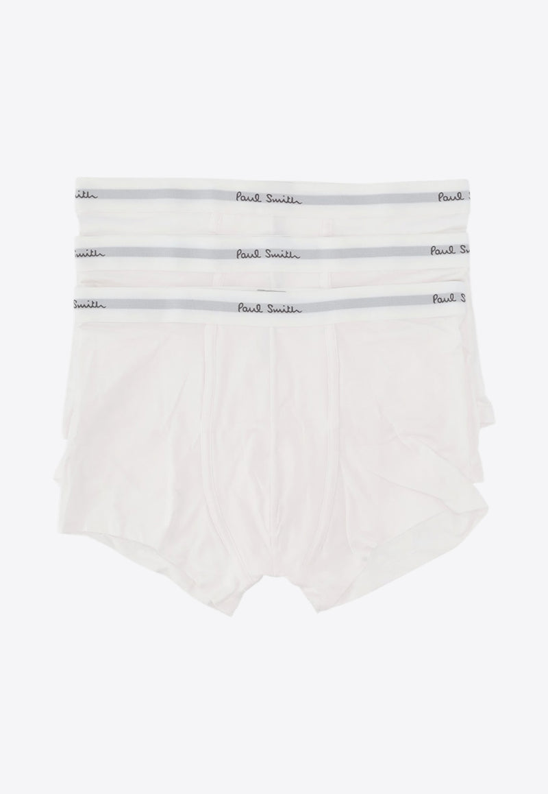 Paul Smith Logo Waistband Boxers - Set of 3 White -M1A914M3PK_01