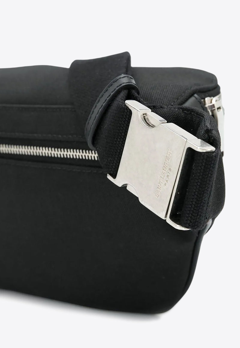 Saint Laurent Classic Logo Canvas Belt Bag  Black 557831GIVLE_1000