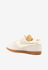 Autry Windspin Suede and Leather Sneakers Cream WSLMUB_01