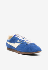 Autry Windspin Suede and Leather Sneakers Blue WSLMUB_19