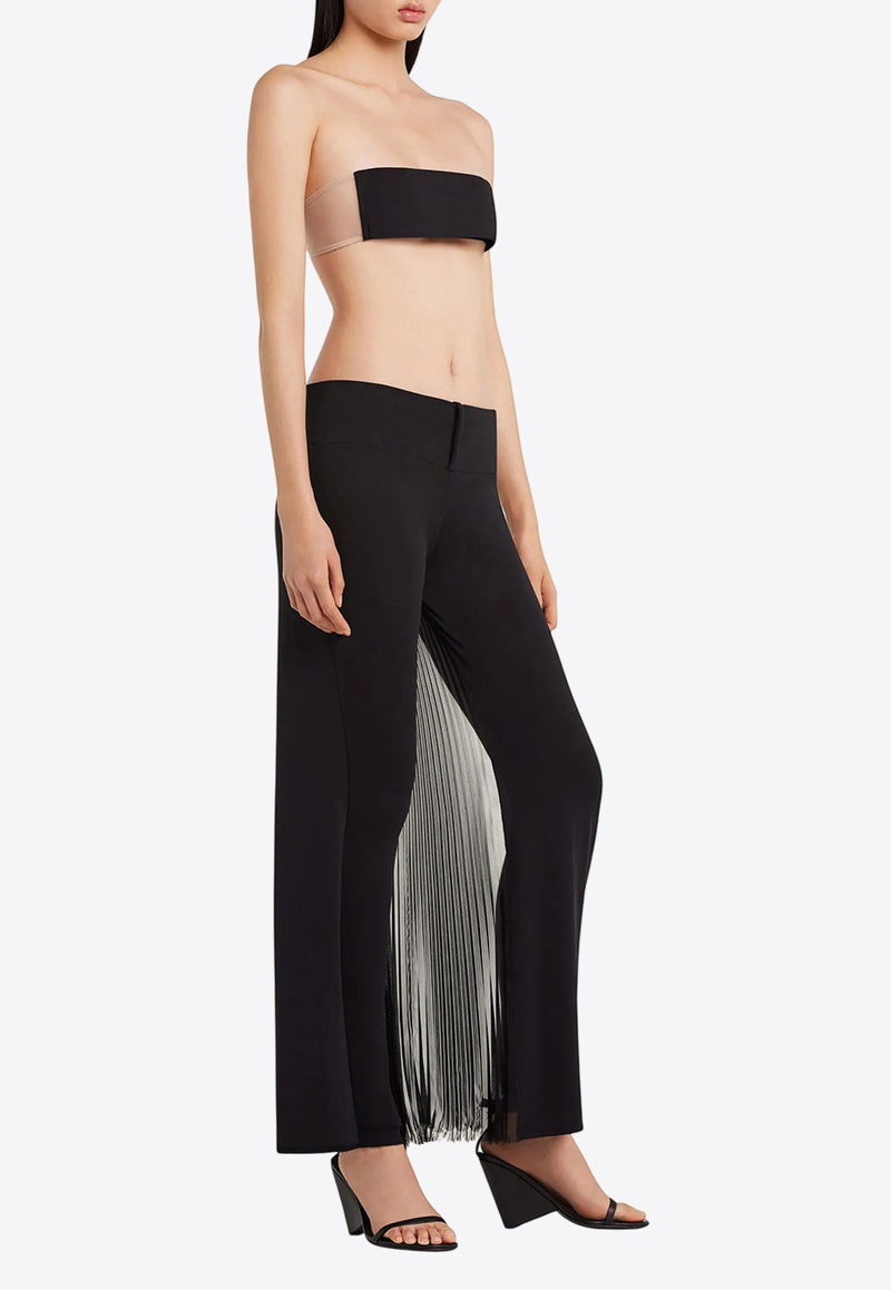 Courrèges Infinity Wide-Leg Pants Black 225JPA325JS0220_9999
