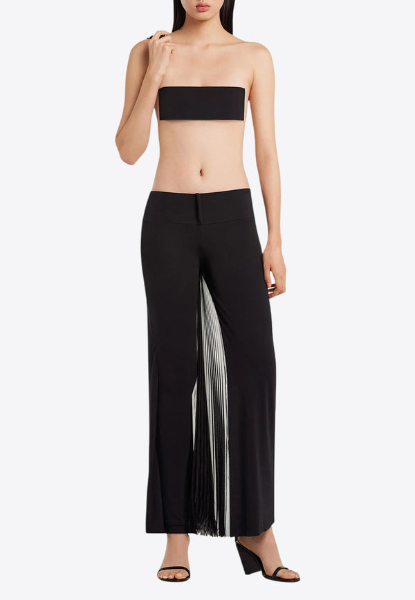 Courrèges Infinity Wide-Leg Pants Black 225JPA325JS0220_9999