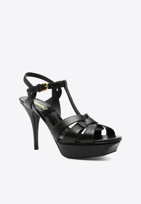 Saint Laurent Tribute 105 Platform Sandals Black 315490BDA00_1000
