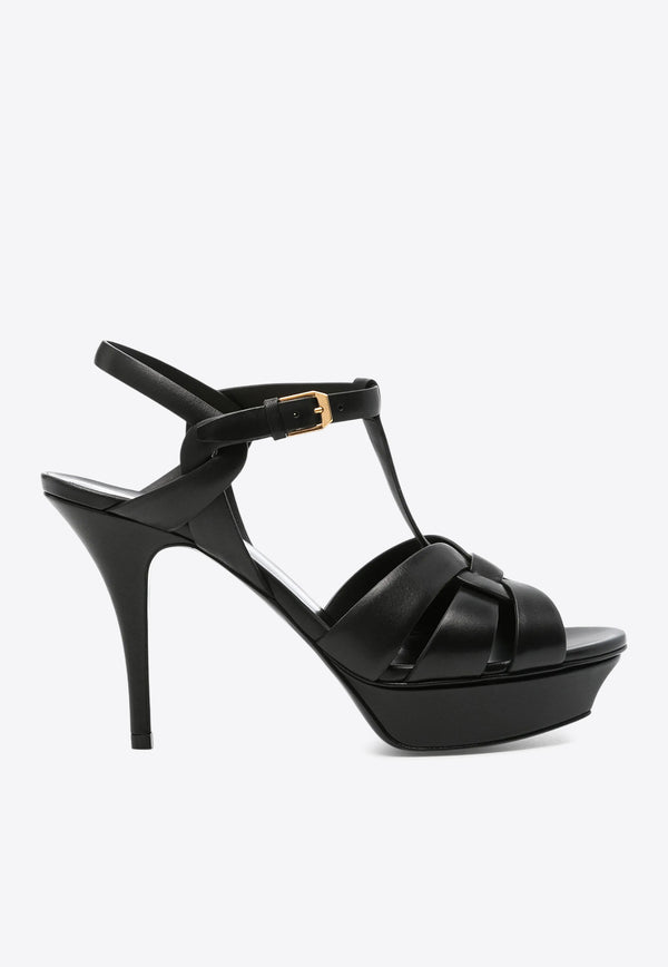 Saint Laurent Tribute 105 Platform Sandals Black 315490BDA00_1000
