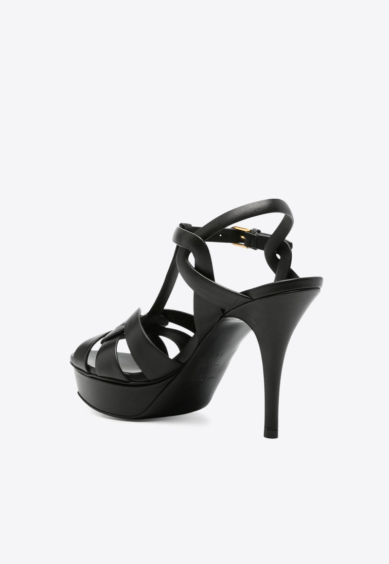 Saint Laurent Tribute 105 Platform Sandals Black 315490BDA00_1000