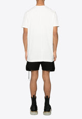 Rick Owens DRKSHDW Level T Hollywood T-shirt with Strap White DU01E3250RNEP5P_1109