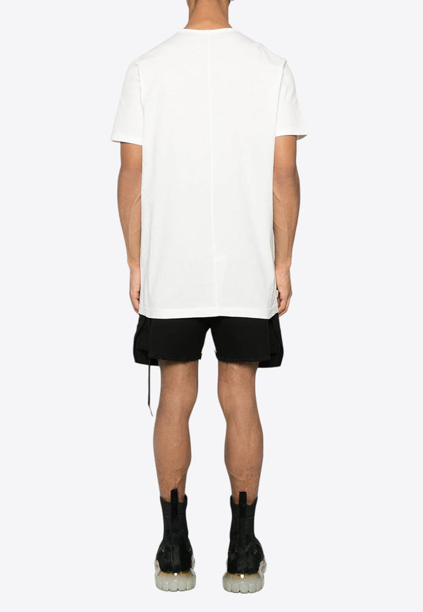 Rick Owens DRKSHDW Level T Hollywood T-shirt with Strap White DU01E3250RNEP5P_1109