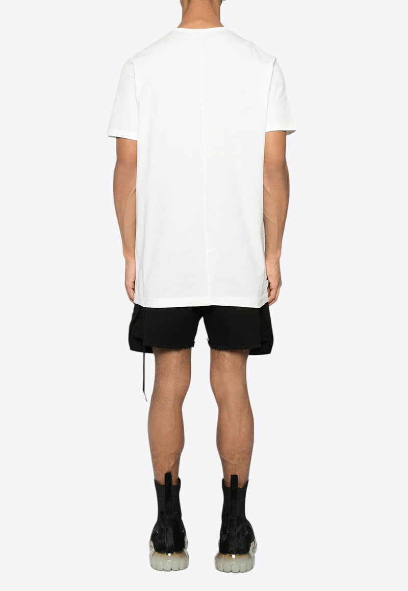 Rick Owens DRKSHDW Level T Hollywood T-shirt with Strap White DU01E3250RNEP5P_1109