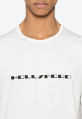 Rick Owens DRKSHDW Level T Hollywood T-shirt with Strap White DU01E3250RNEP5P_1109