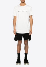 Rick Owens DRKSHDW Level T Hollywood T-shirt with Strap White DU01E3250RNEP5P_1109