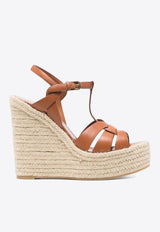 Saint Laurent Tribute 130 Wedge Sandals Brown 611924BDA00_2206