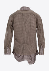 Maison Margiela Checked Layered Shirt Camel S51DT0016MTJ024_114