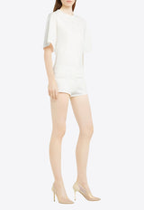 Wide-Sleeved Crewneck T-shirt