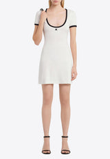 Courrèges Holistic Contrast Mini Dress White 225JRO600JS0203_0098