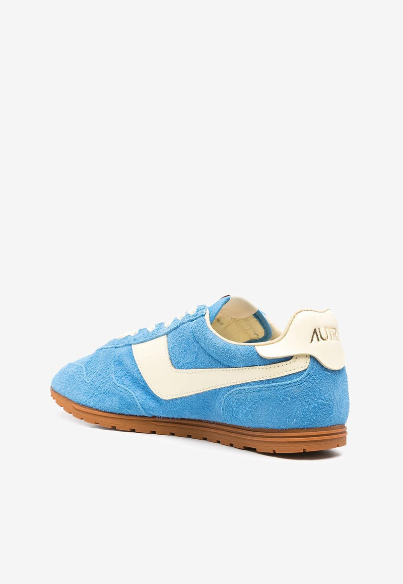 Autry Windspin Suede and Leather Low-Top Sneakers Light Blue WSLWUB_18