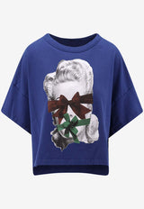 Undercover Graphic Print T-shirt Blue UC1E18921_DARK_Blue_32772242